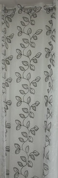 Visillo Kate Verde – Estilo Botánico y Elegancia en Contraste (140 x 260 cm)