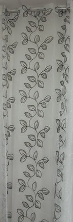 Visillo Kate Verde – Estilo Botánico y Elegancia en Contraste (140 x 260 cm)