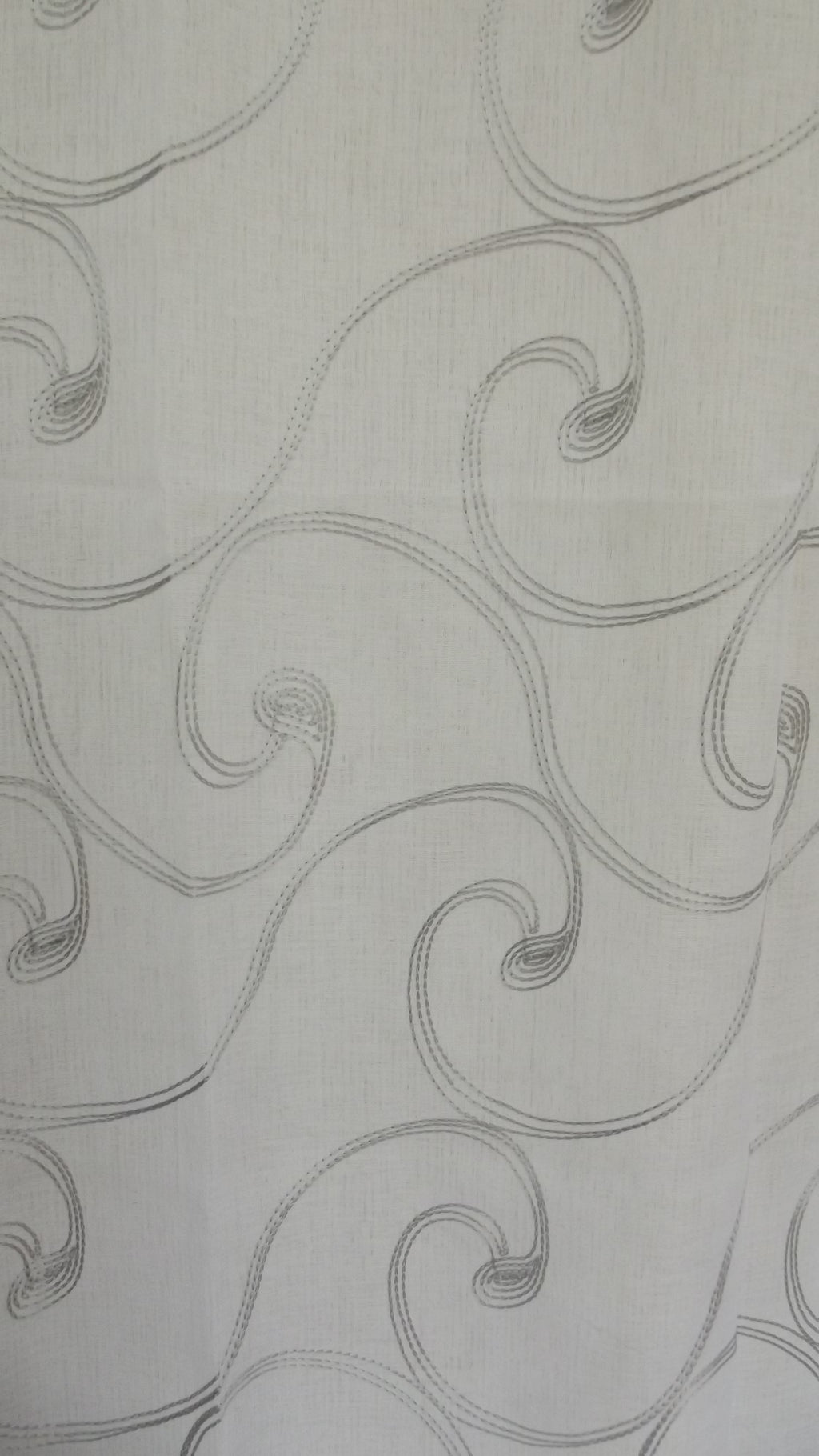 Visillo Nala Gris – Elegancia Contemporánea y Contraste Sofisticado (140 x 260 cm)