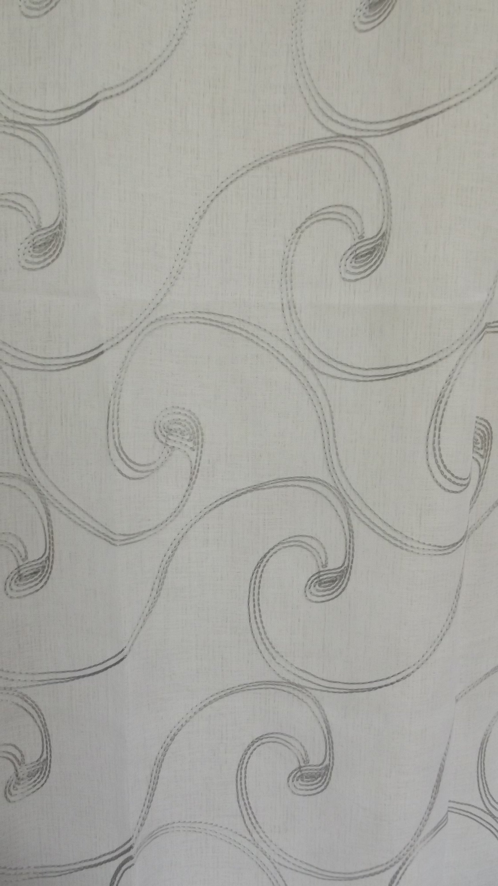 Visillo Nala Gris – Elegancia Contemporánea y Contraste Sofisticado (140 x 260 cm)