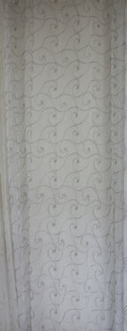 Visillo Nala Gris – Elegancia Contemporánea y Contraste Sofisticado (140 x 260 cm)