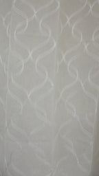 Visillo Sarah Blanco – Armonía Geométrica y Luminosidad Pura (140 x 260 cm)
