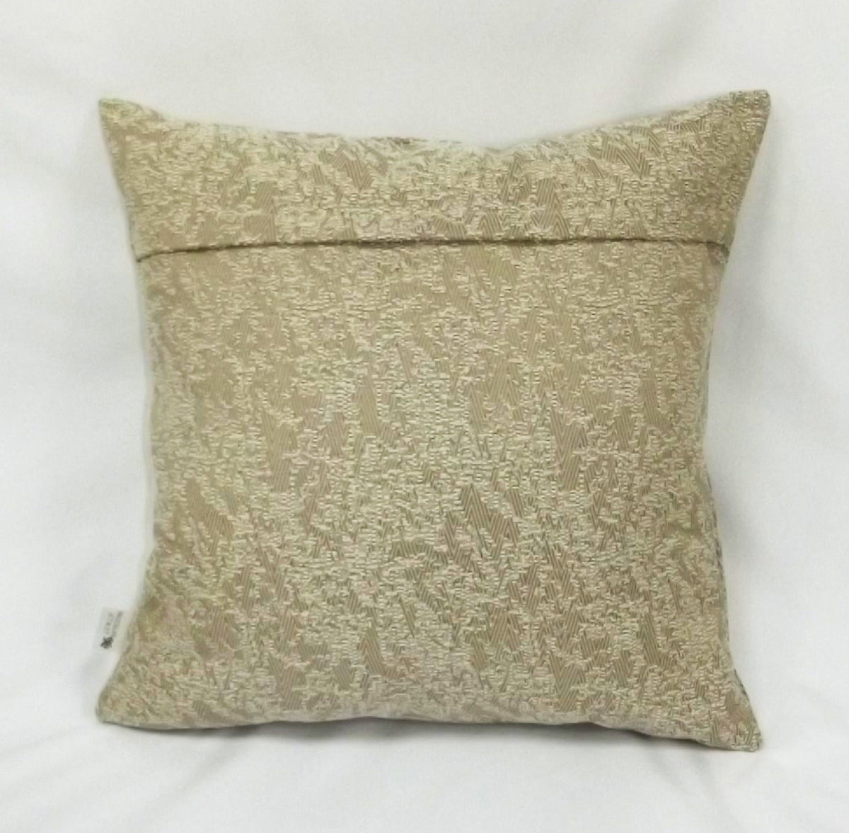 Cojín Alejandría Arena 45x45 cm, vista frontal, fabricación propia Ruicor Textil