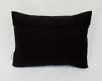 Cojín de Lujo Art Déco Raíz Negro y Oro (50x36 cm) – Con Relleno Incluido