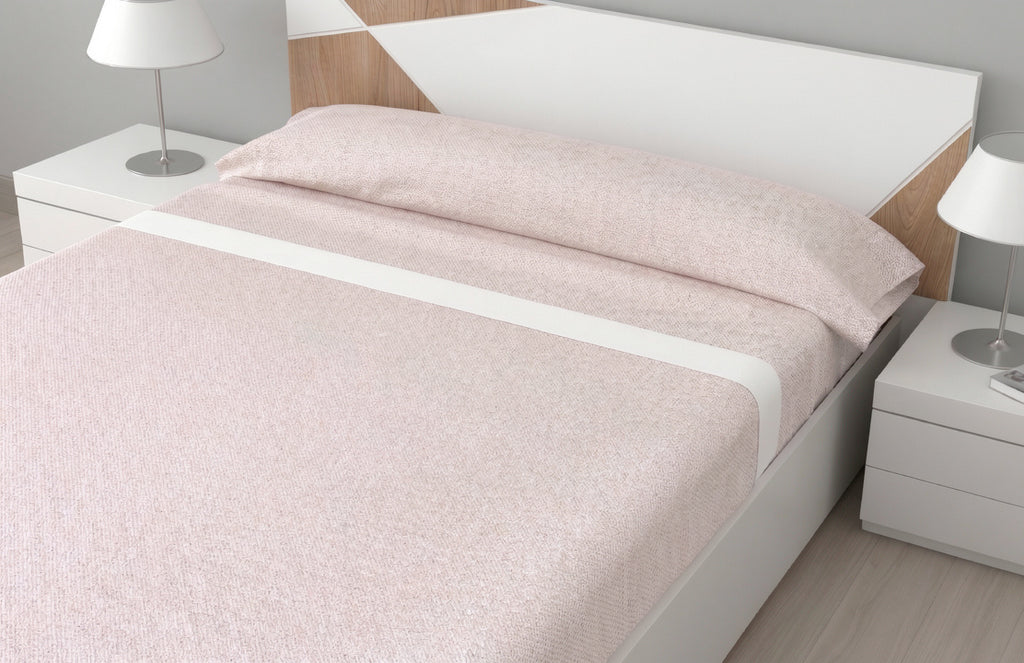 Juego de Sábanas Modelo Ana – Elegancia y Suavidad en Rosa Pastel