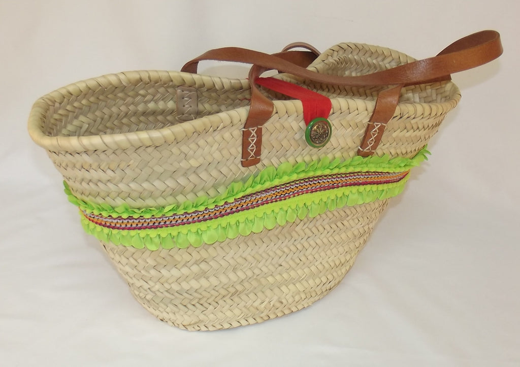 Bolsa Cesta de Verano Artesanal: Tu Esencial para la Playa con un Toque Boho Chic