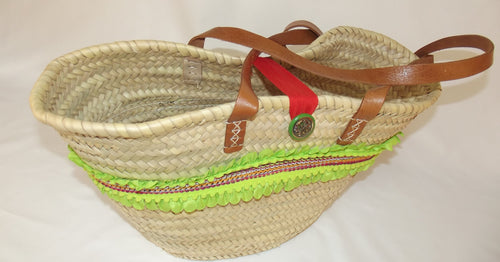 Bolsa Cesta de Verano Artesanal: Tu Esencial para la Playa con un Toque Boho Chic