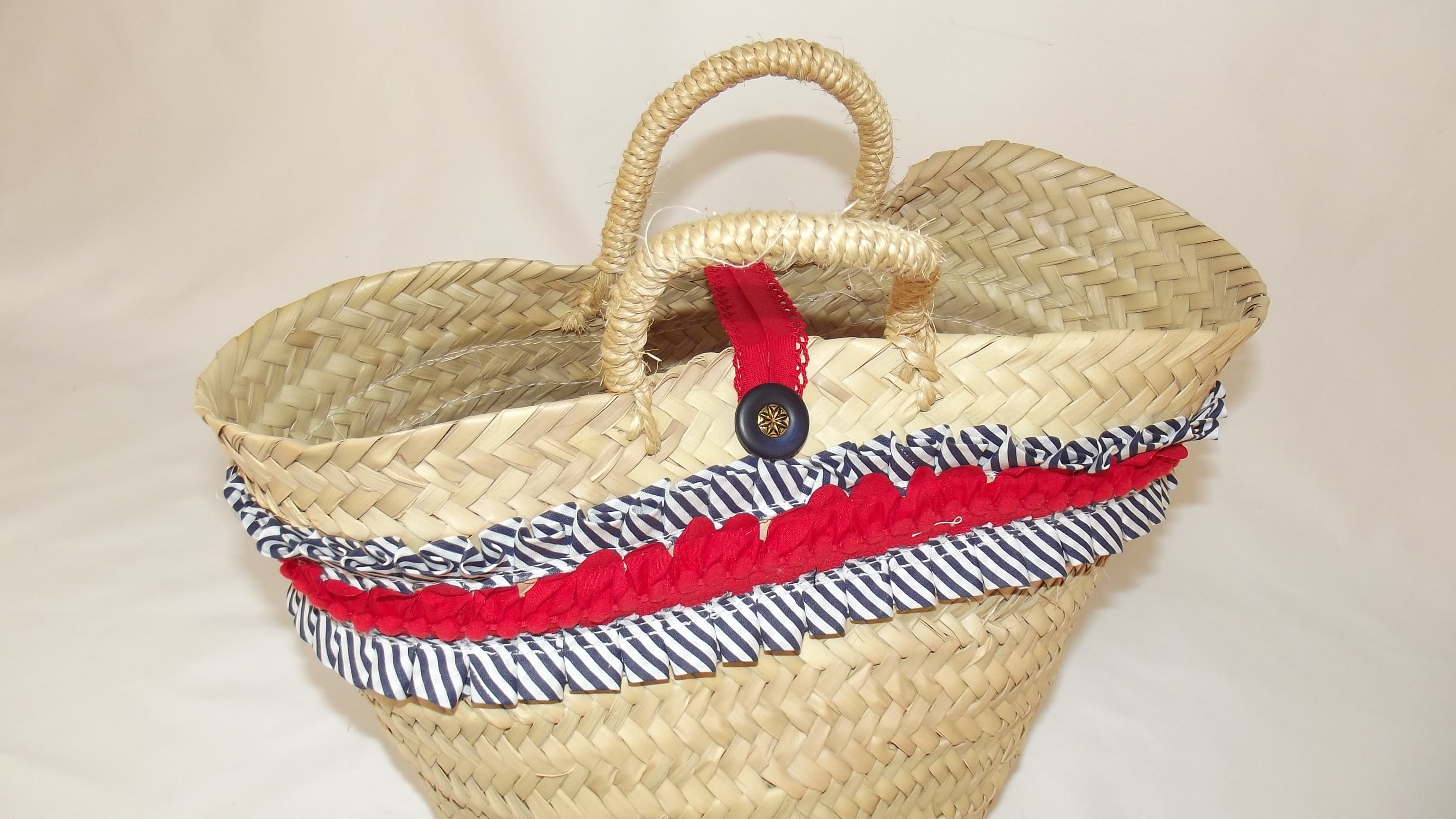 Capazo Artesanal "Brisa Marina": Elegancia Marinera Hecha a Mano