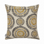 Sol Mostaza Liso _ Estilo Boho con relleno incluido