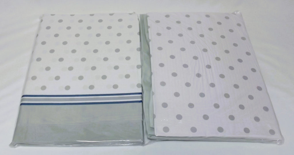 Juego de Sábanas Modelo Jamila – Sofisticación Moderna en Gris y Blanco