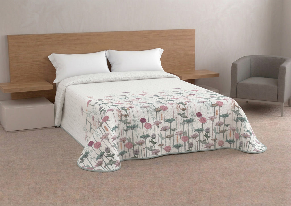 Colcha Bouti Sara: Frescura Floral y Confort para tu Dormitorio