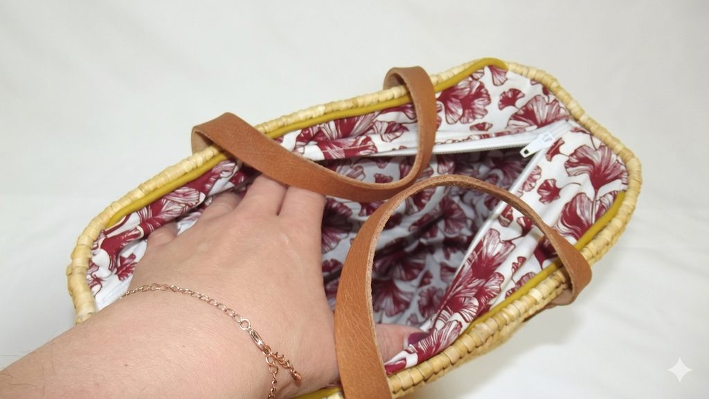 Capricho Artesano: Bolso de Mano "Zoco Floral" (Small Edition)